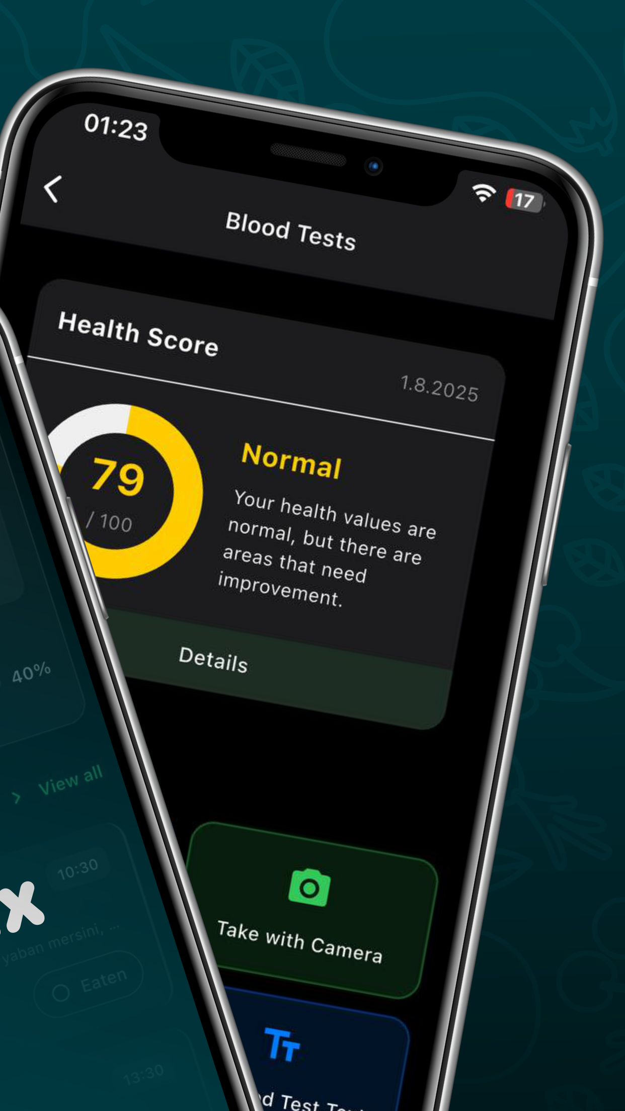 Kalorix app screenshot 2
