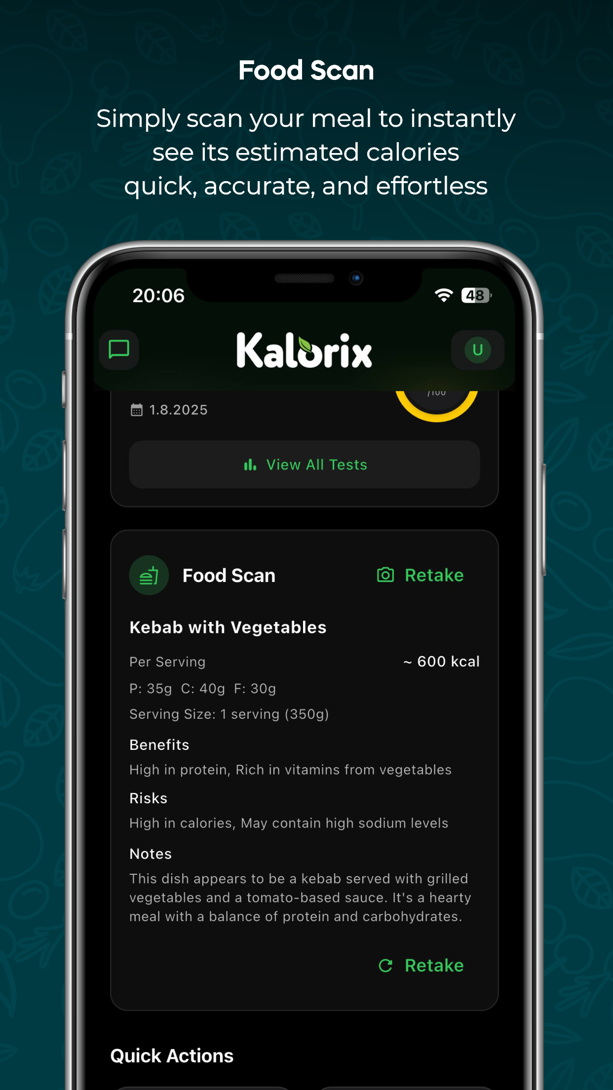 Kalorix app screenshot 4